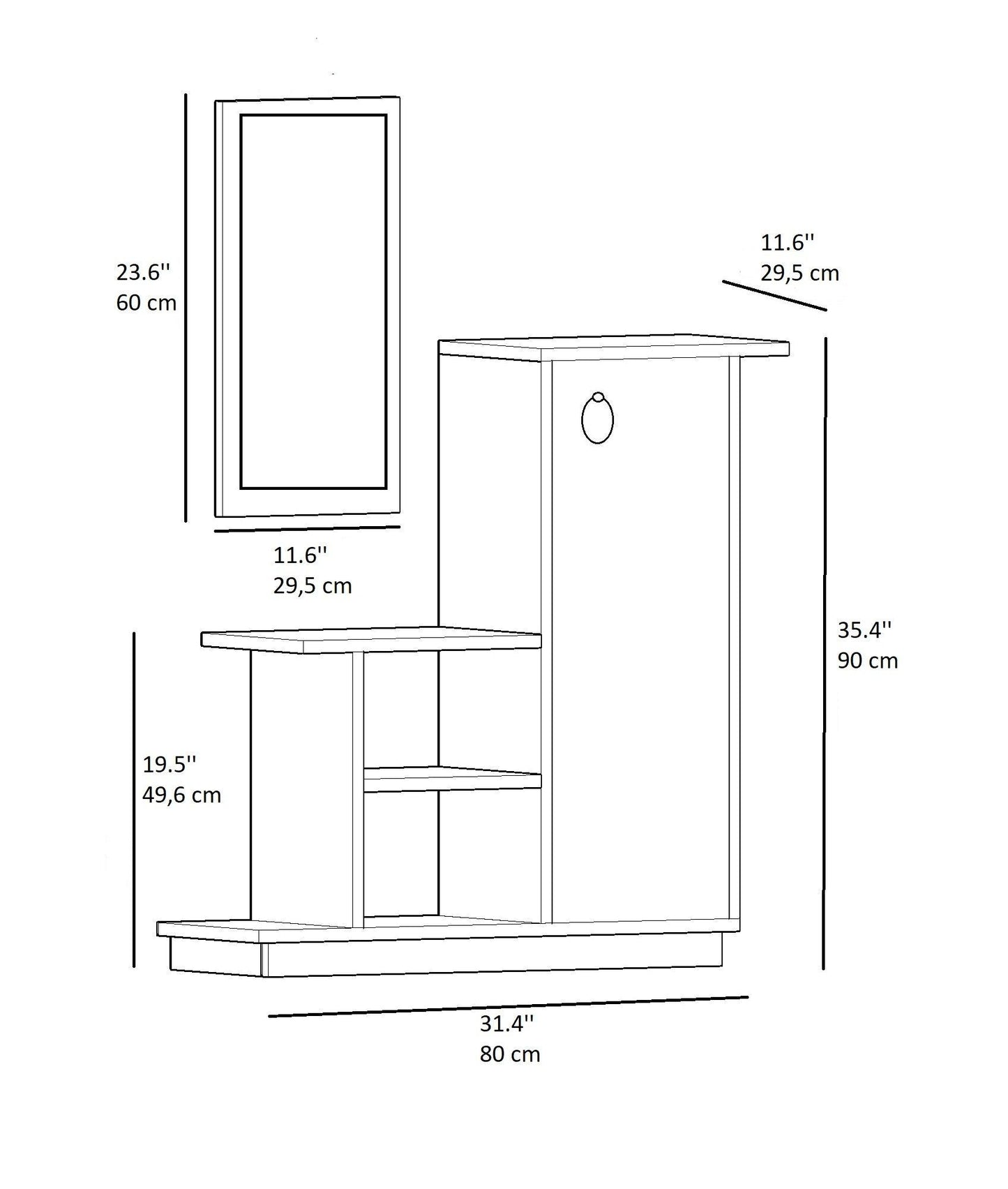 table, hallway table, entryway table, dresuar, console table