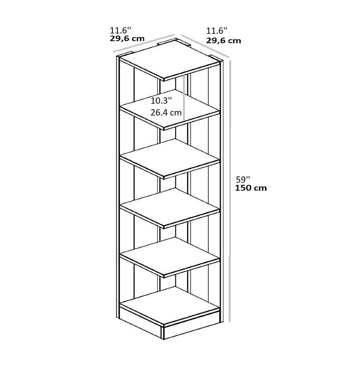 Beech Corner Bookcase - Destina Home