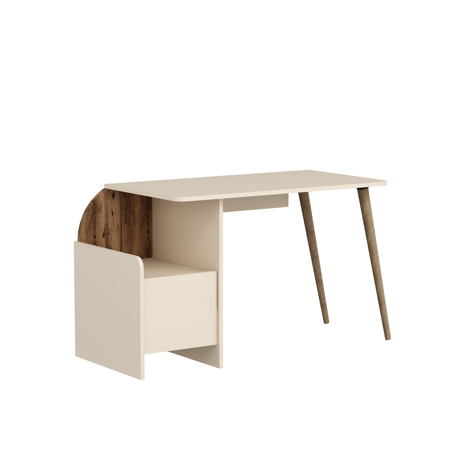 Babel Computer Desk with Cabinet