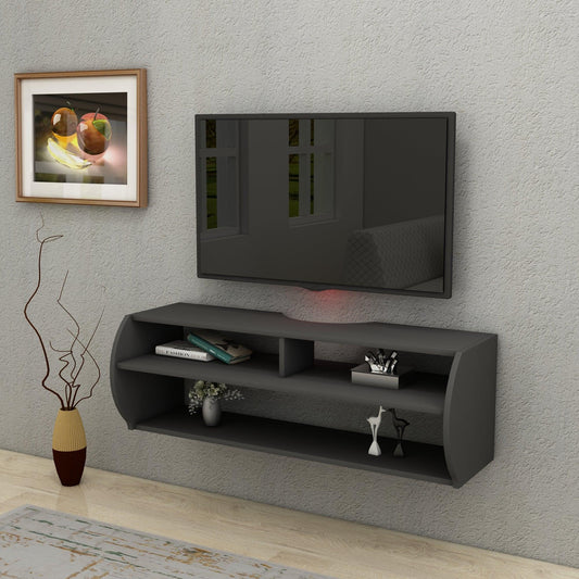 Berter Wall Mounted, Floating TV Stand with Storage Shelves - Destina Home, TV Stand, Media Console, TV cabinet, Wooden TV Stand, Media Stand, TV Lowboard, Entertainment Center, Wood TV Unit, TV Board, TV Table, Media Center, Living Room, Furniture