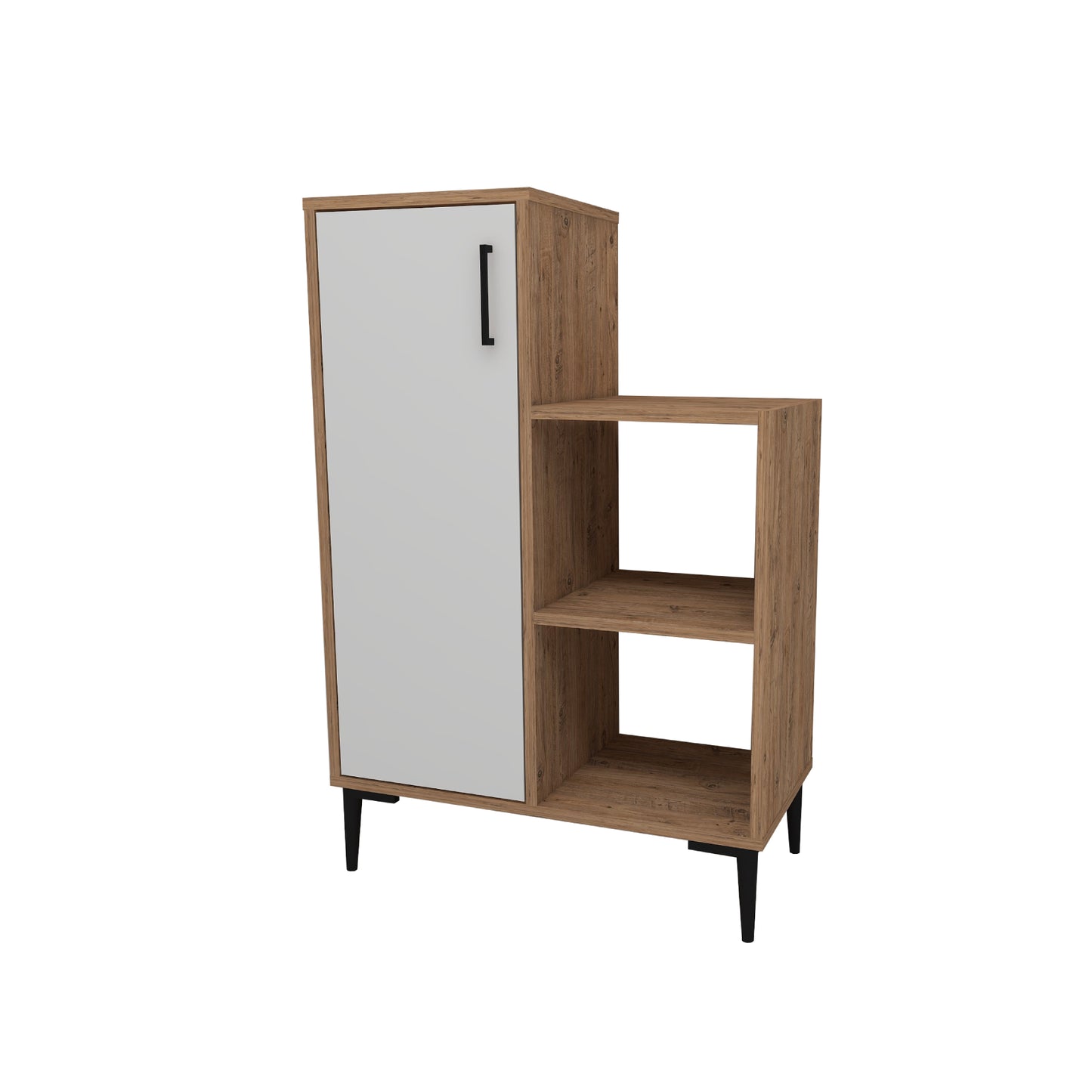 Armoire de cuisine Beate avec étagères