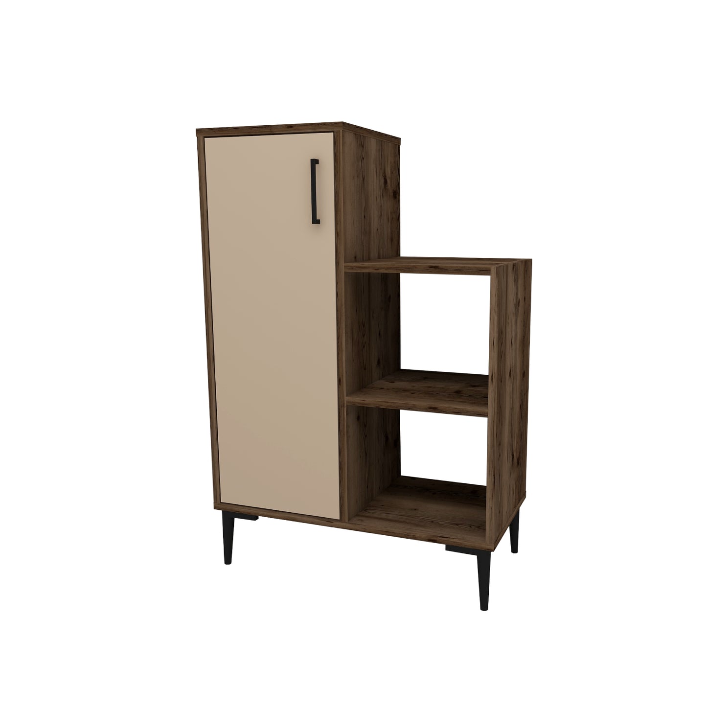 Armoire de cuisine Beate avec étagères