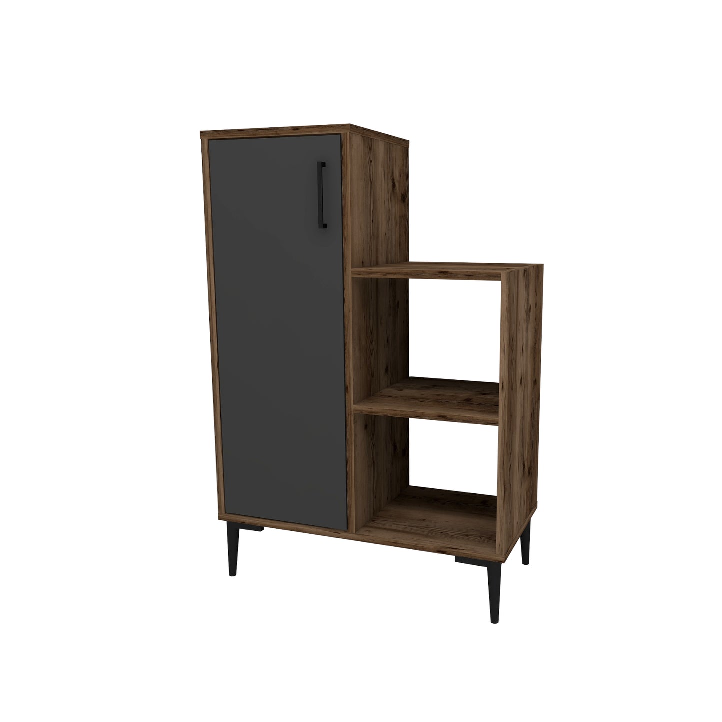 Armoire de cuisine Beate avec étagères