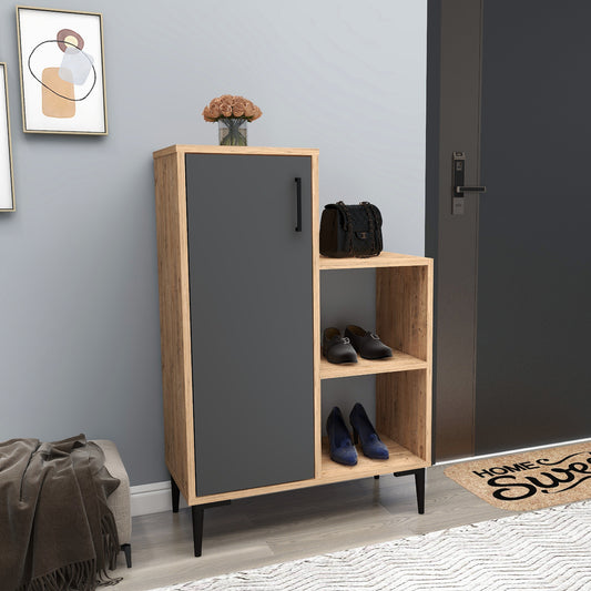 Estante de almacenamiento de zapatos Beate con gabinete