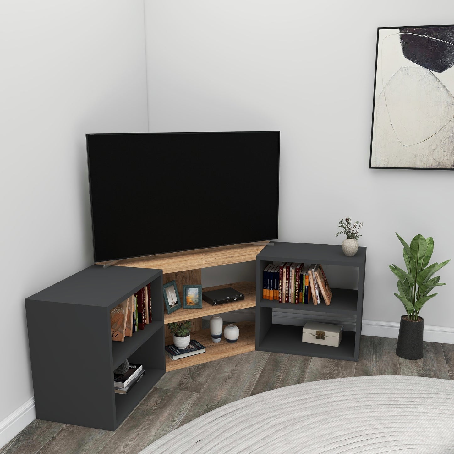 TV Stand, Media Console, TV cabinet, Wooden TV Stand, Media Stand, TV Lowboard, Entertainment Center, Wood TV Unit, TV Board, TV Table, Media Center, Living Room, Furniture