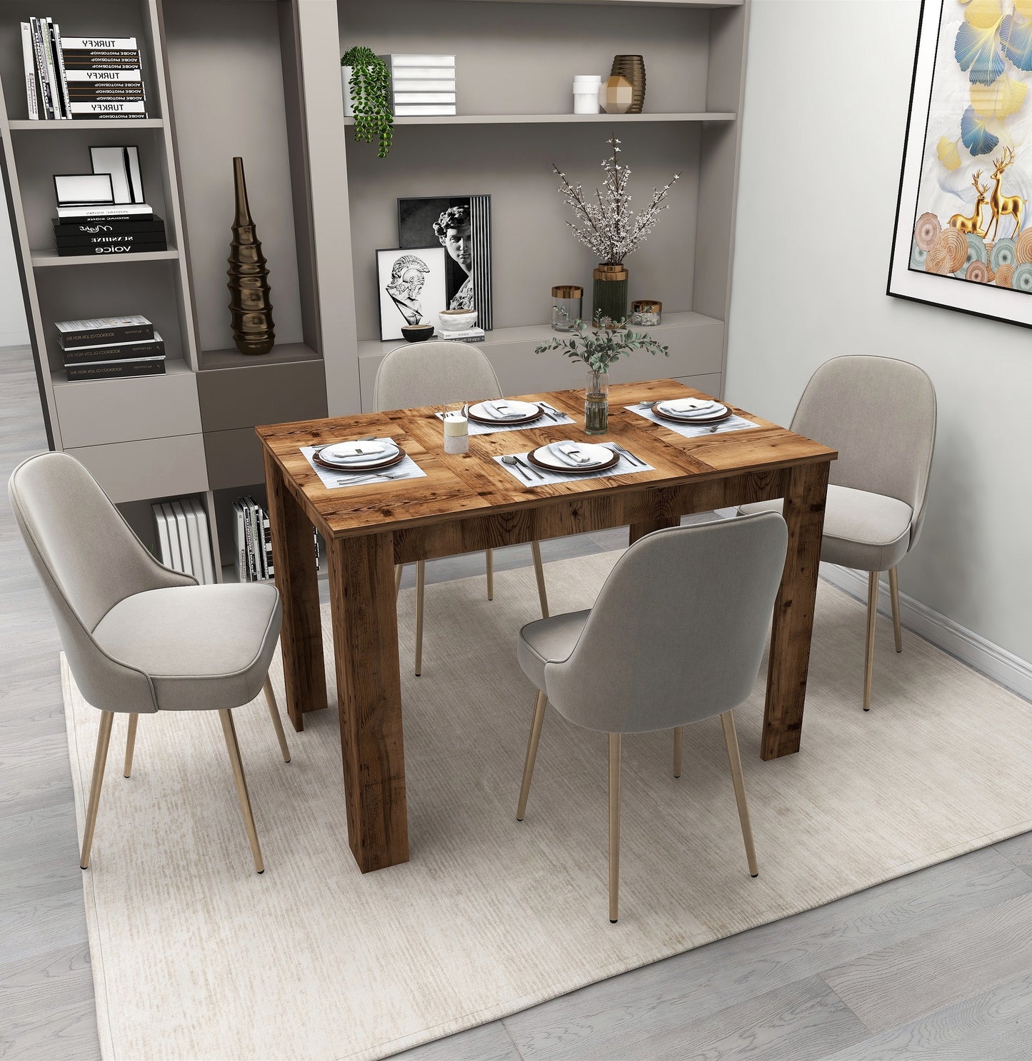 Table à manger pour quatre personnes Dennis 110