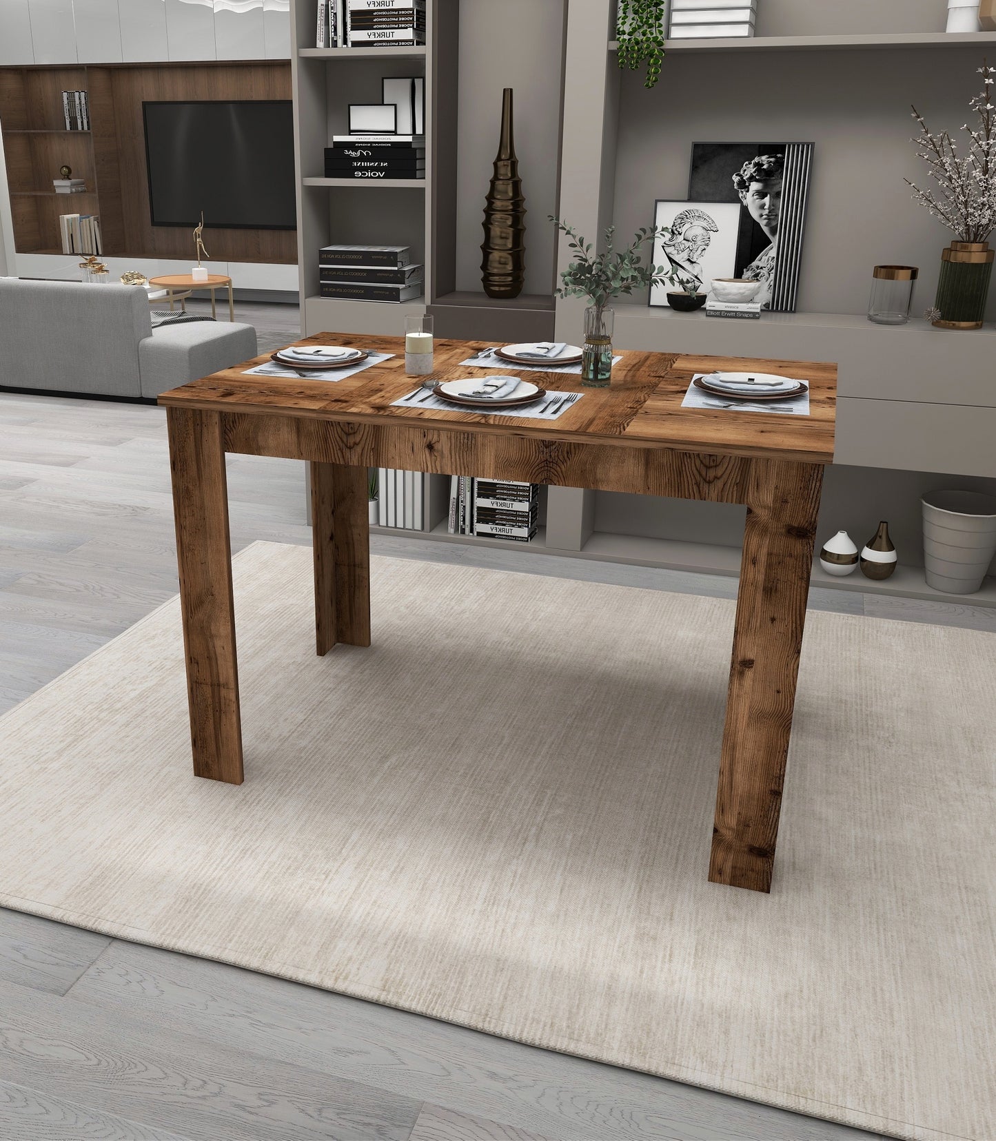 Table à manger pour quatre personnes Dennis 110