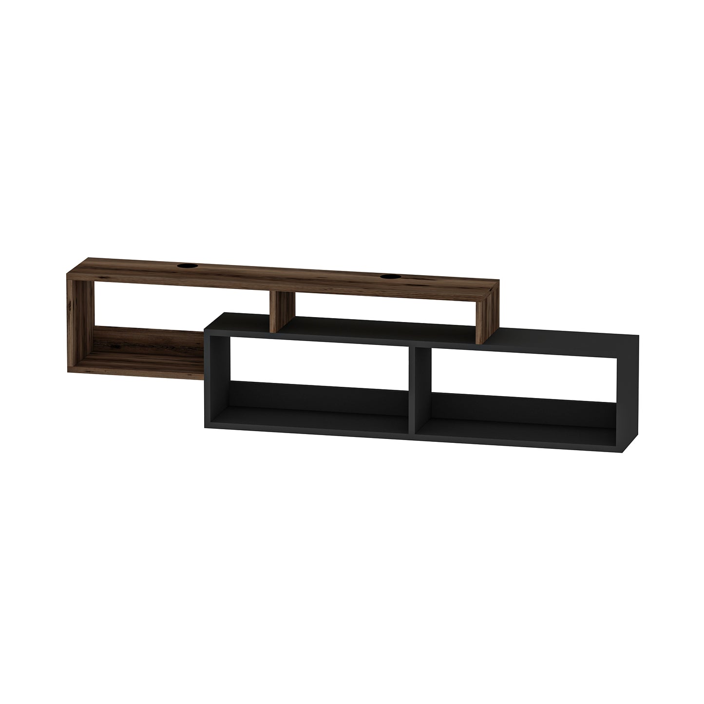 Frank Floating TV Stand with Shelves for TVs up to 70"