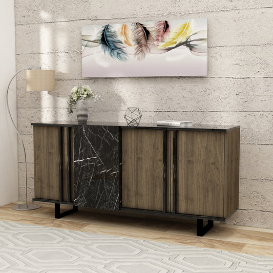 storage cabinet, sideboard, cupboard, credenza, console, closet, cellarette, buffet