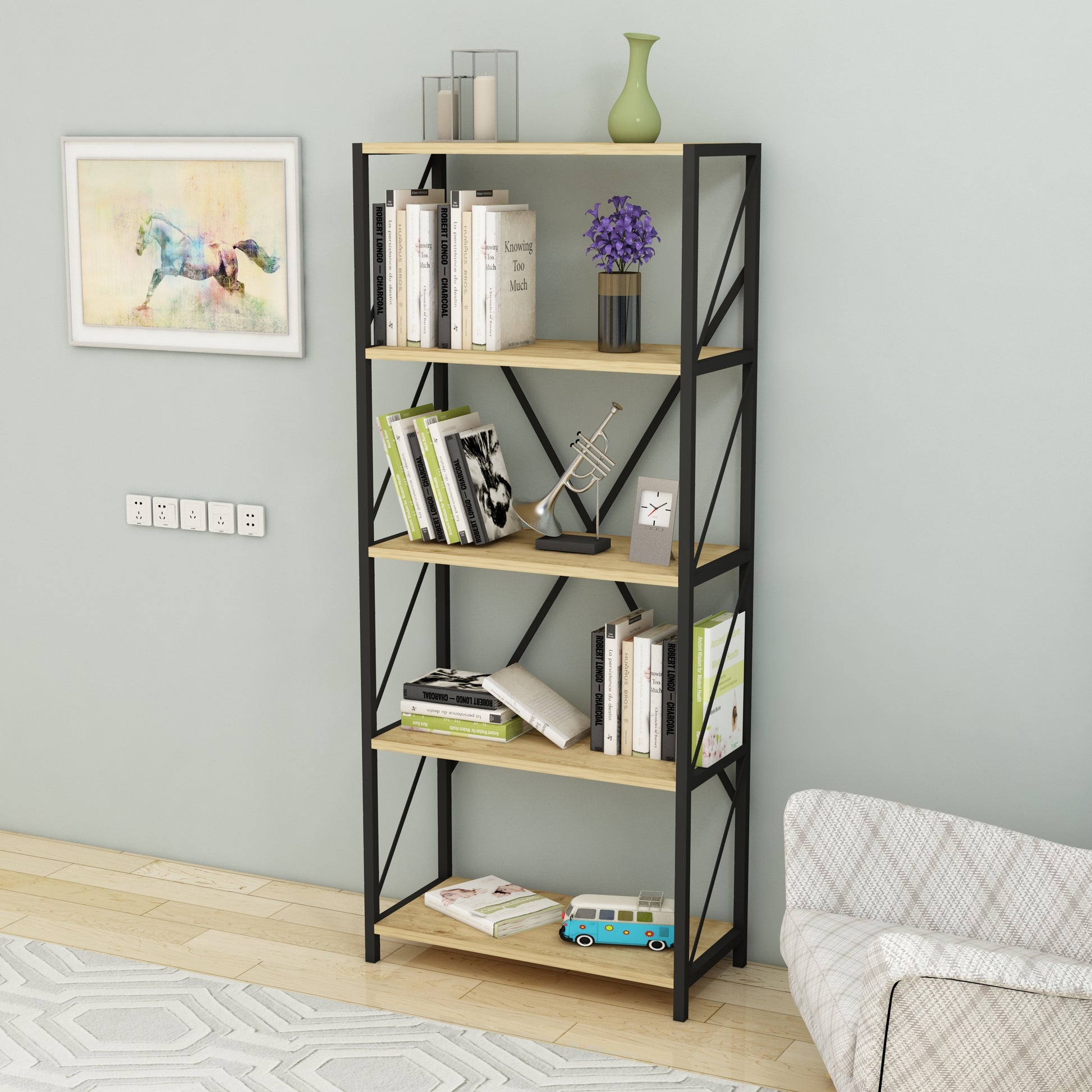 shelving unit, shelf, bookshelf, bookcase, bookcase styling, bookcase decor, bookcase design