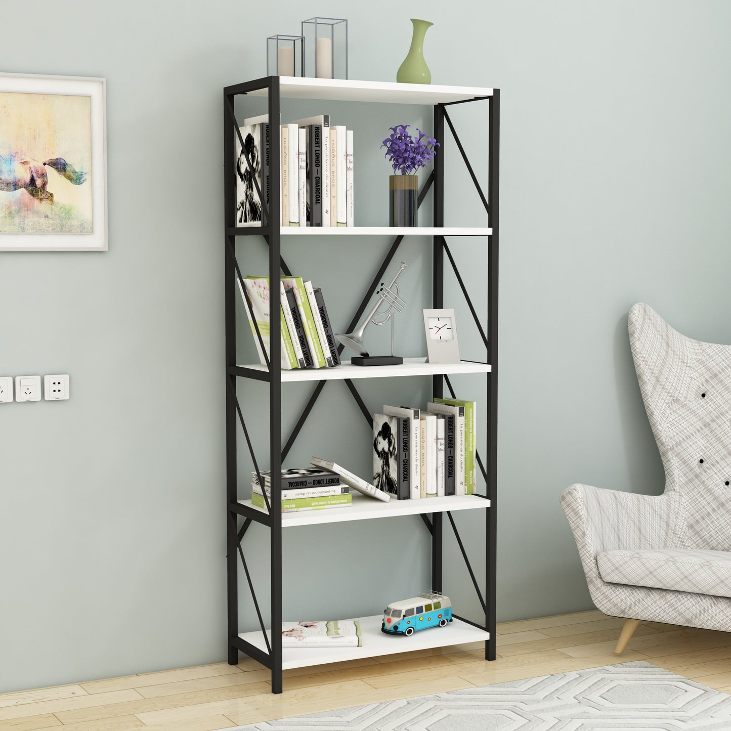 shelving unit, shelf, bookshelf, bookcase, bookcase styling, bookcase decor, bookcase design