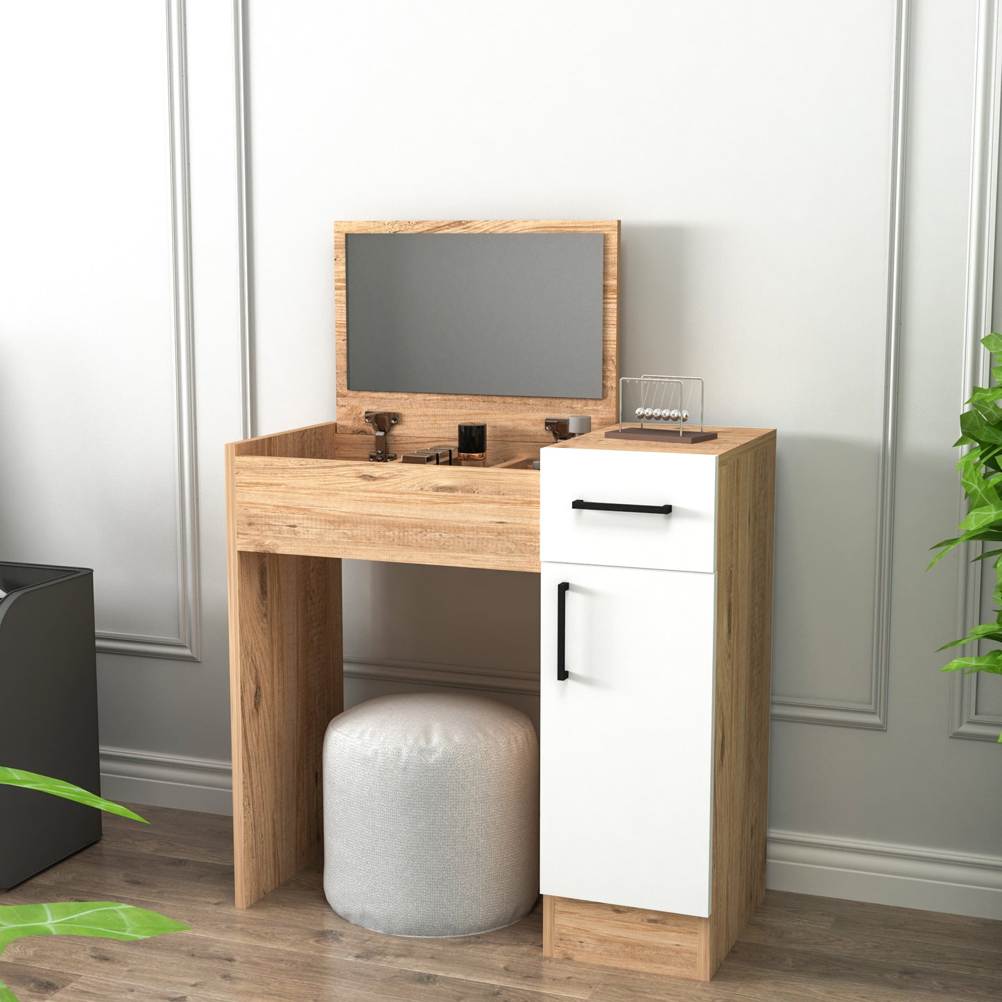 Agnes Makeup Vanity Table with Mirror