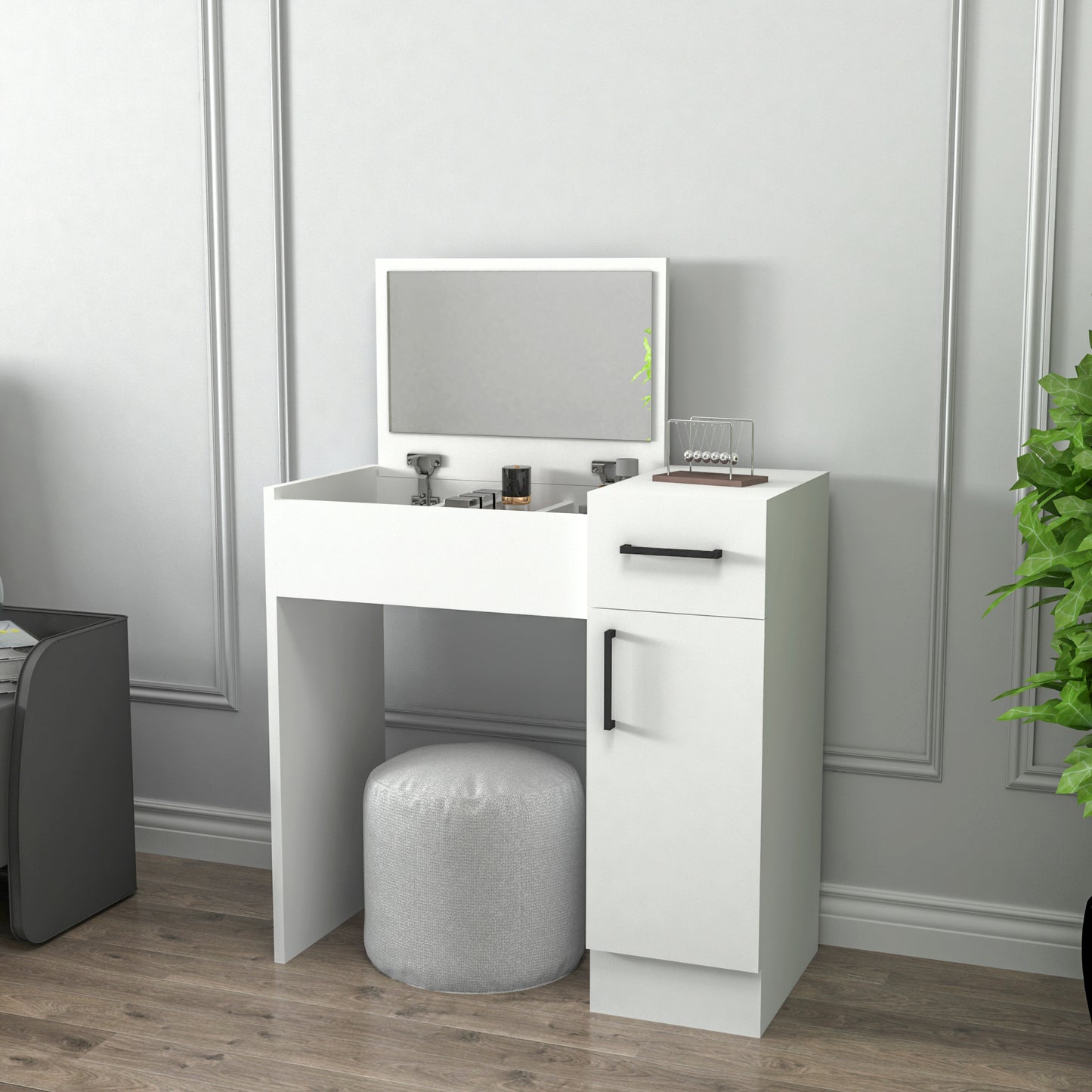 Agnes Makeup Vanity Table with Mirror