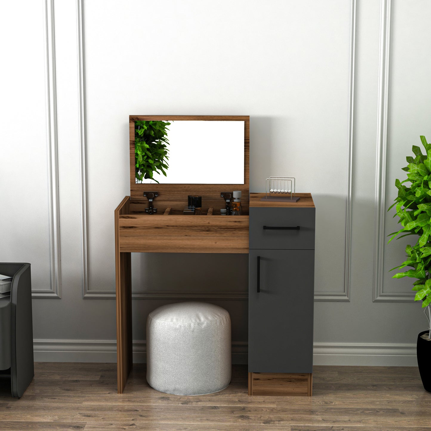 Agnes Makeup Vanity Table with Mirror
