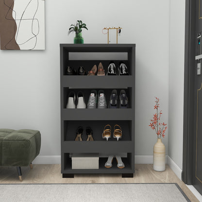 Shoe Storage Shelf with Cabinet Leslie