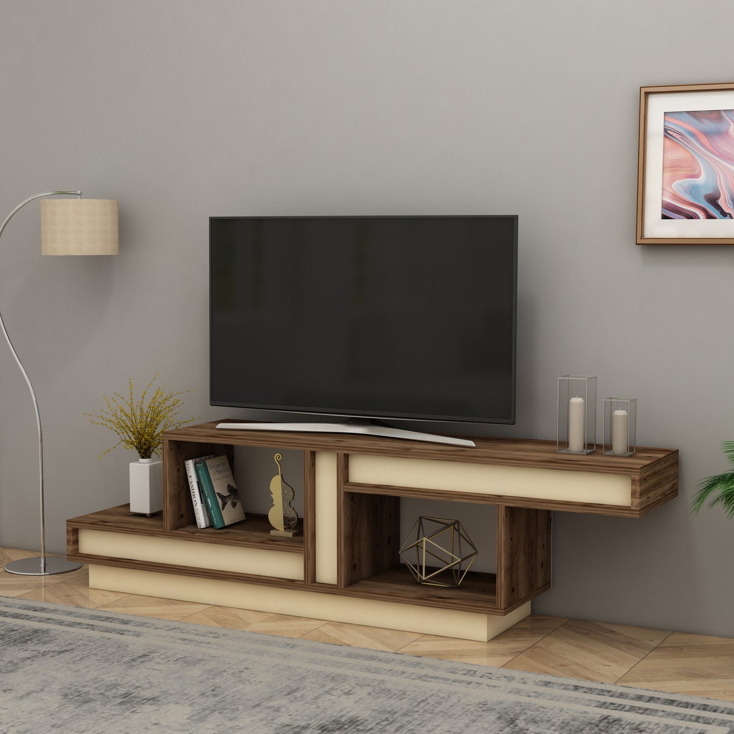 TV Stand, Media Console, TV cabinet, Wooden TV Stand, Media Stand, TV Lowboard, Entertainment Center, Wood TV Unit, TV Board, TV Table, Media Center, Living Room, Furniture