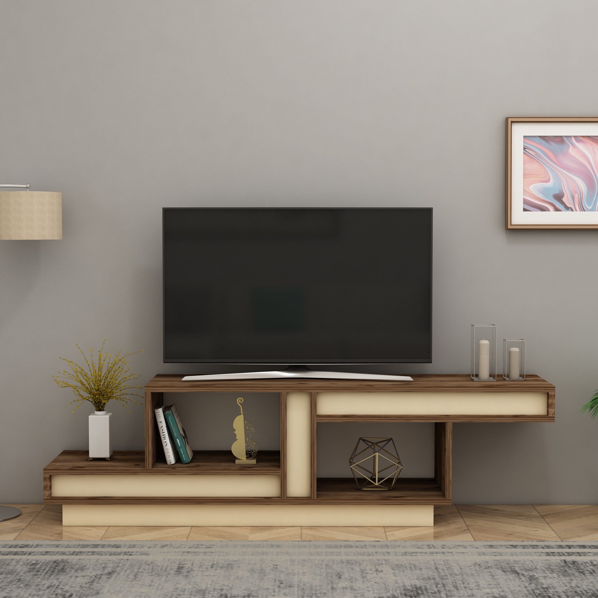 TV Stand, Media Console, TV cabinet, Wooden TV Stand, Media Stand, TV Lowboard, Entertainment Center, Wood TV Unit, TV Board, TV Table, Media Center, Living Room, Furniture