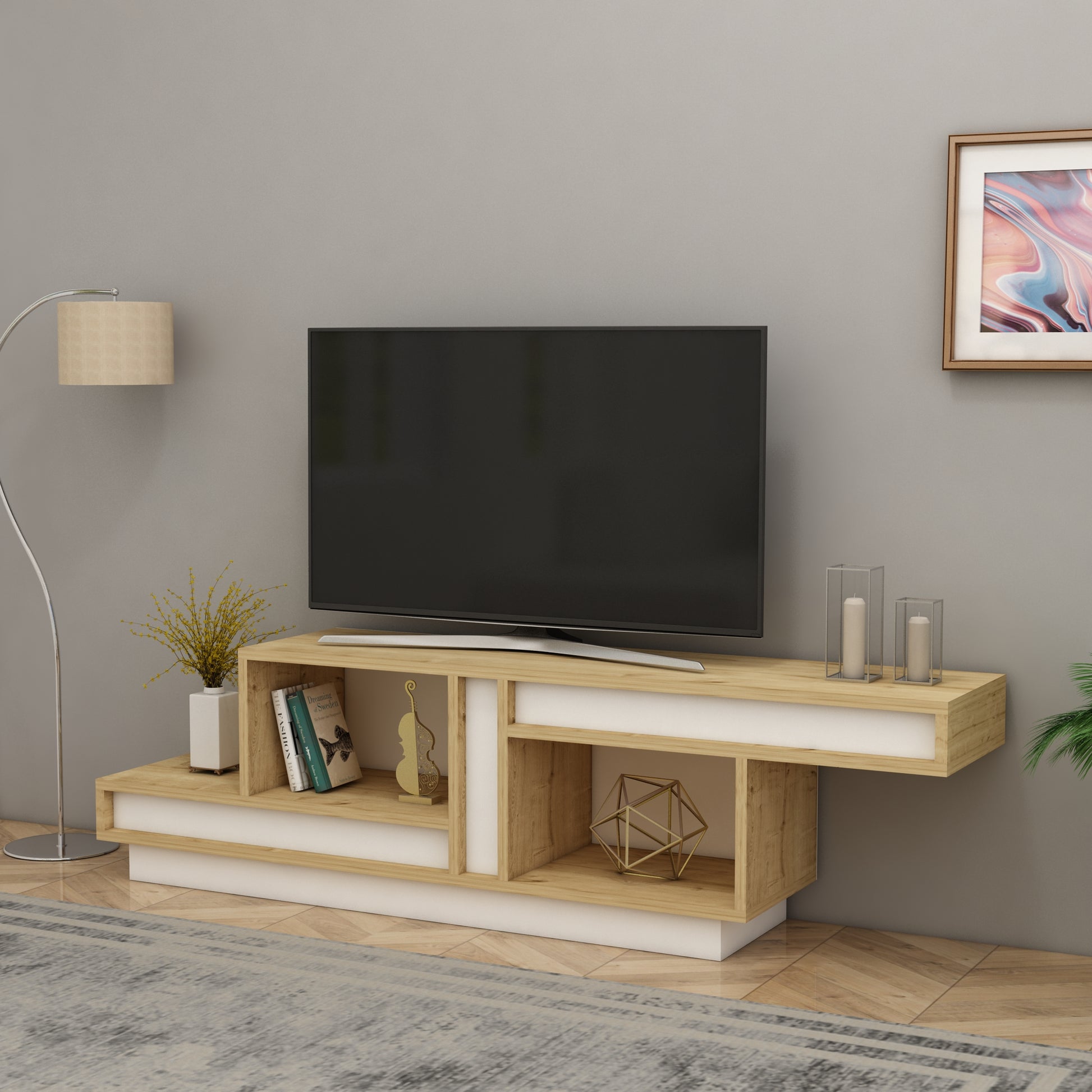 TV Stand, Media Console, TV cabinet, Wooden TV Stand, Media Stand, TV Lowboard, Entertainment Center, Wood TV Unit, TV Board, TV Table, Media Center, Living Room, Furniture