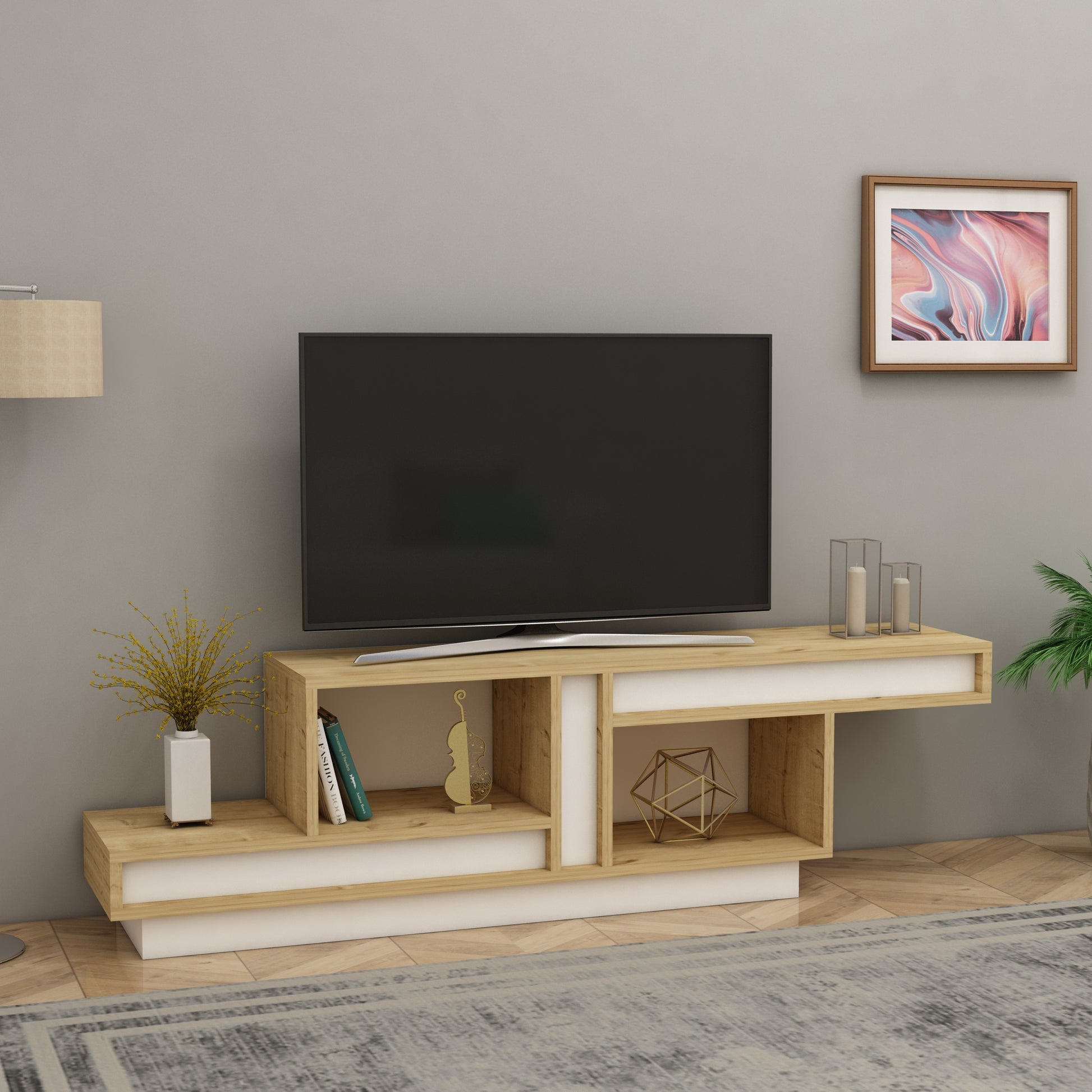 TV Stand, Media Console, TV cabinet, Wooden TV Stand, Media Stand, TV Lowboard, Entertainment Center, Wood TV Unit, TV Board, TV Table, Media Center, Living Room, Furniture