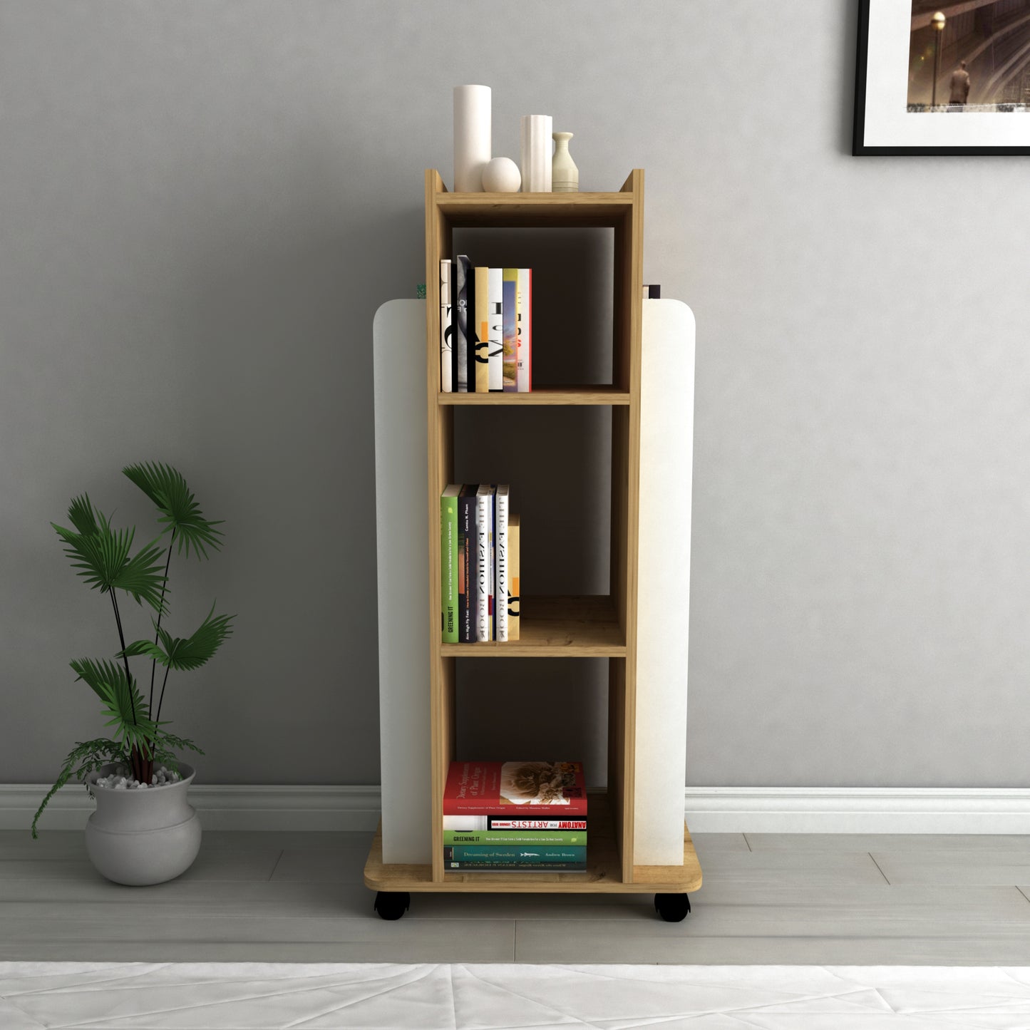 Bookcase, Bookshelf, Floating Bookcase, Floating Bookshelf, Shelving Unit, Shelf, Furniture, Home, Office, Living room, Study room