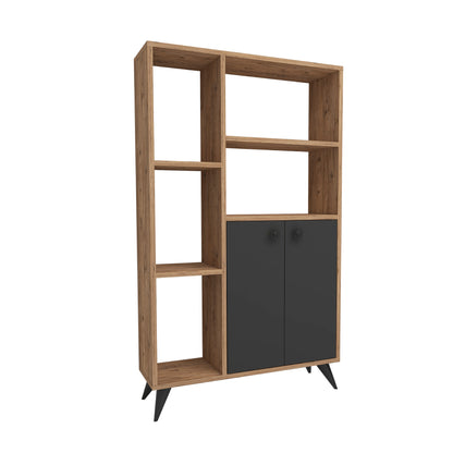Bookcase with Cabinets and Shelves Melantha