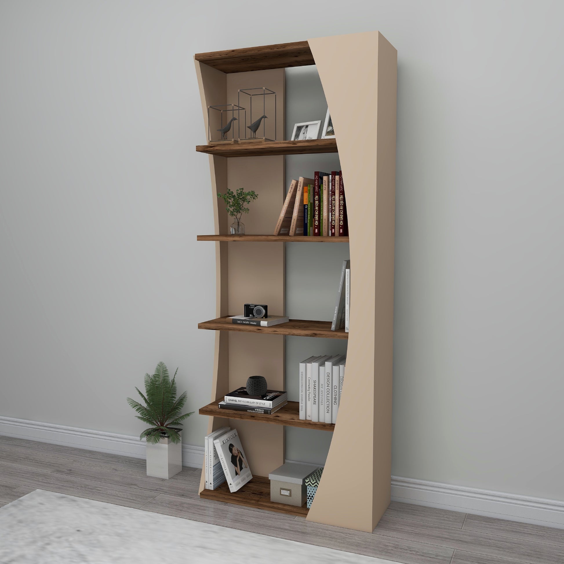 Bookcase, Bookshelf, Floating Bookcase, Floating Bookshelf, Shelving Unit, Shelf, Furniture, Home, Office, Living room, Study room