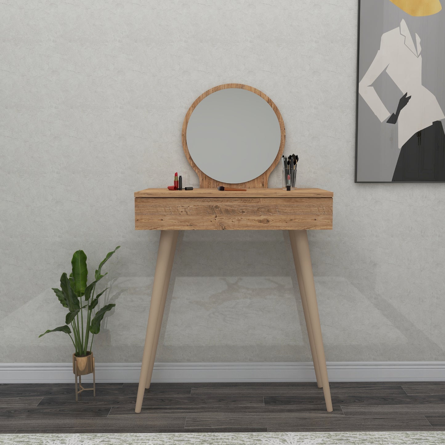 Makeup Vanity Table with Mirror Novae