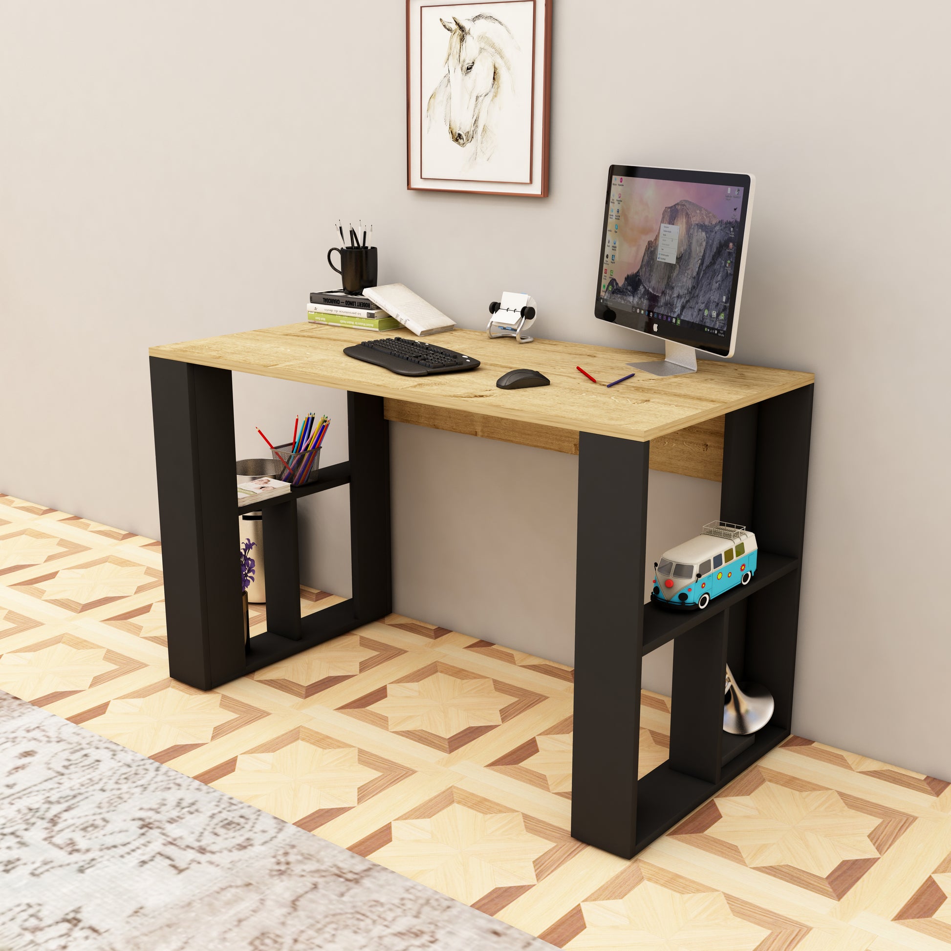 writing desk, study desk, PC desk, computer desk, study board