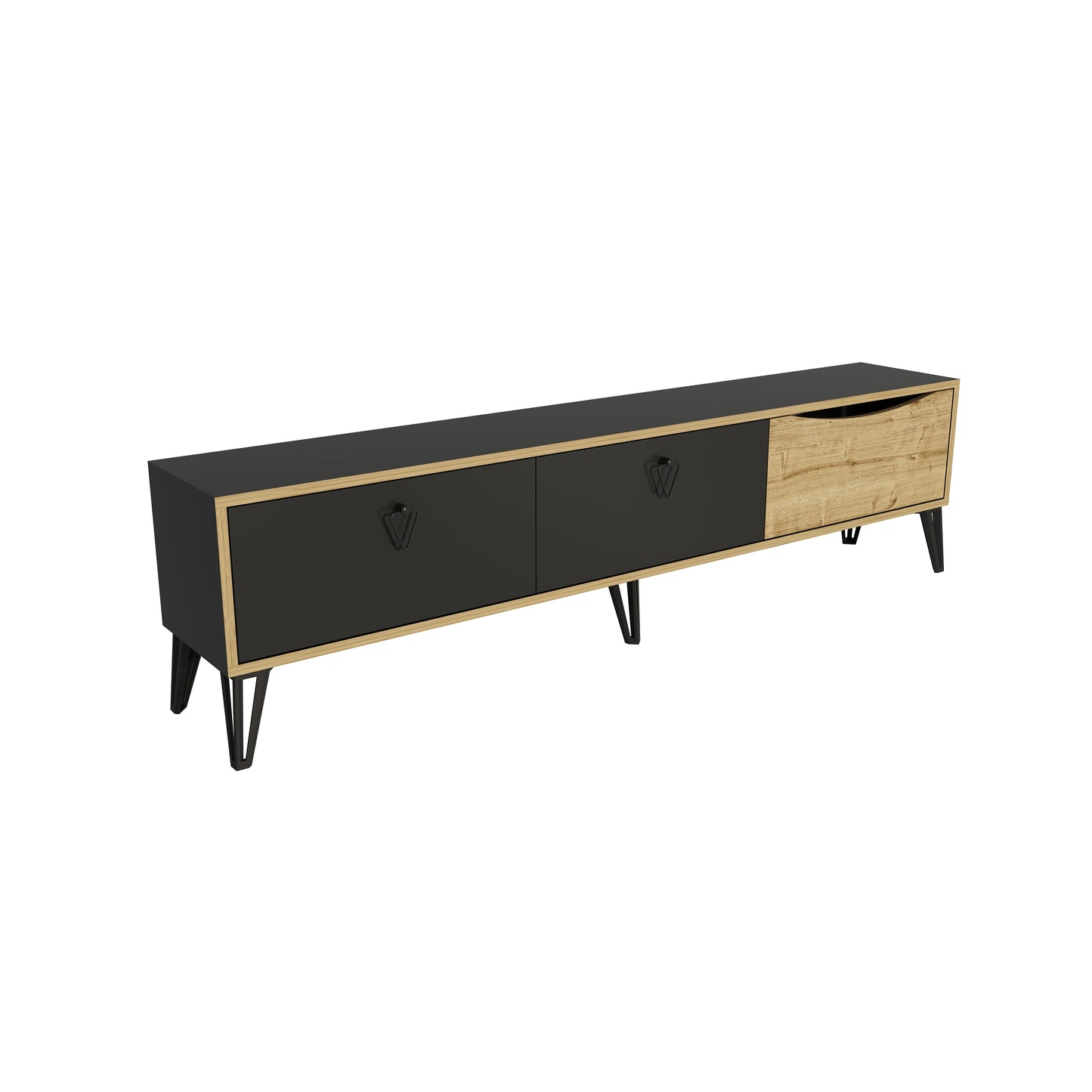 Twiks TV Stand with Cabinets