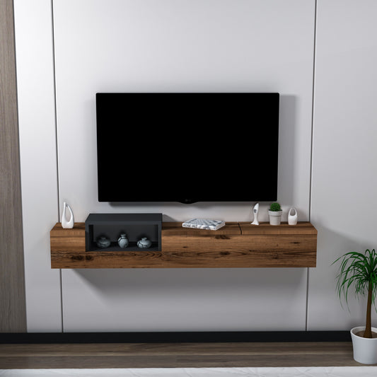 Mueble de TV flotante con estantes Sarah