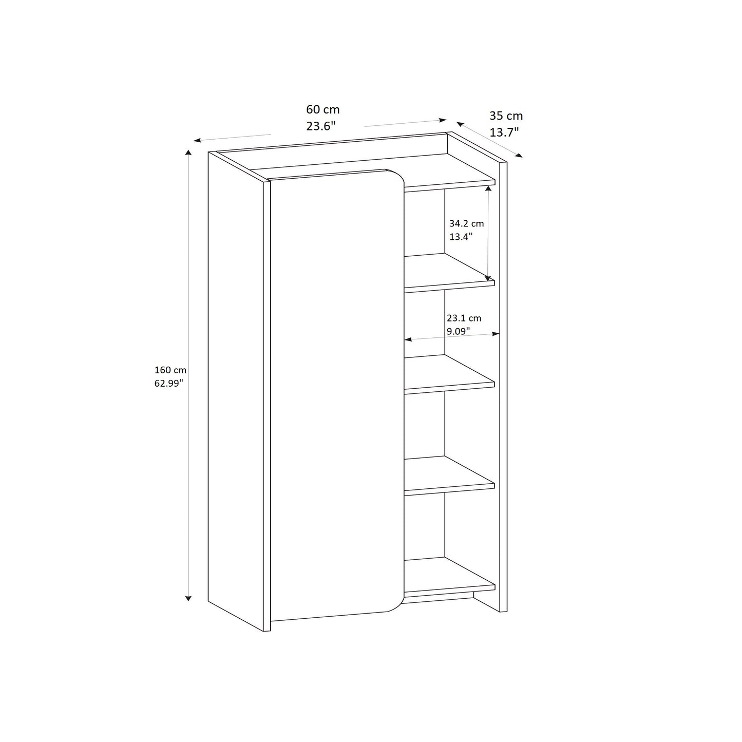 Babel Ladder Bookcase Bookshelf