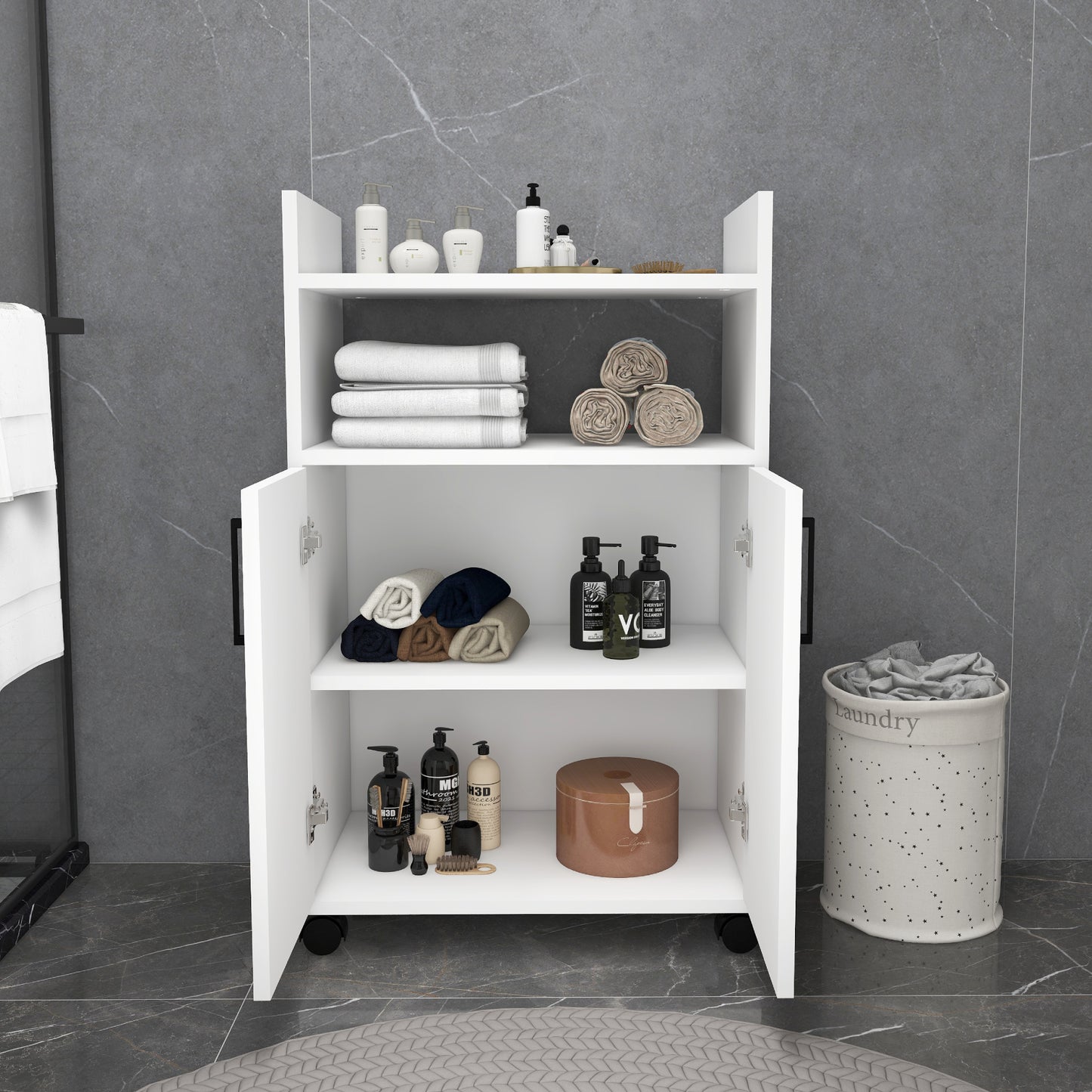 Armoire de salle de bain Tyler avec étagères