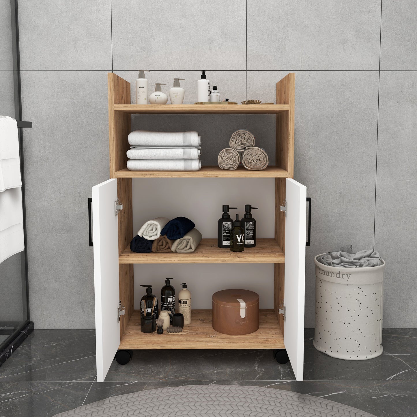 Armoire de salle de bain Tyler avec étagères