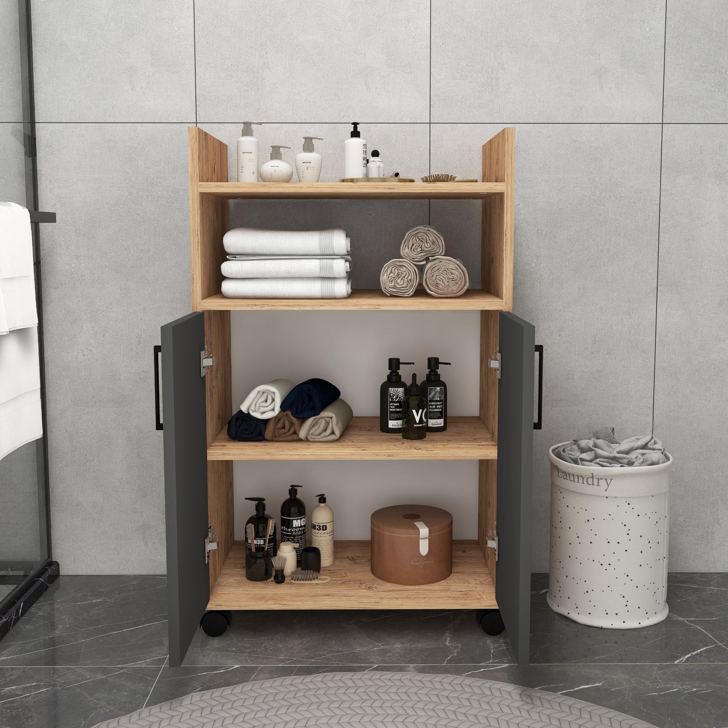 Armoire de salle de bain Tyler avec étagères