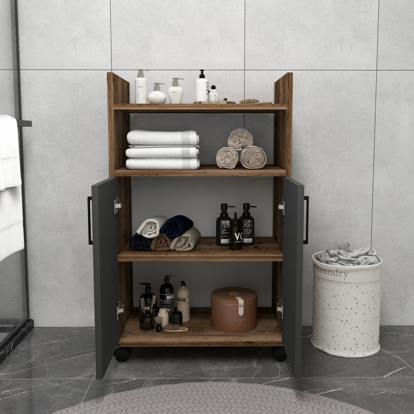 Armoire de salle de bain Tyler avec étagères