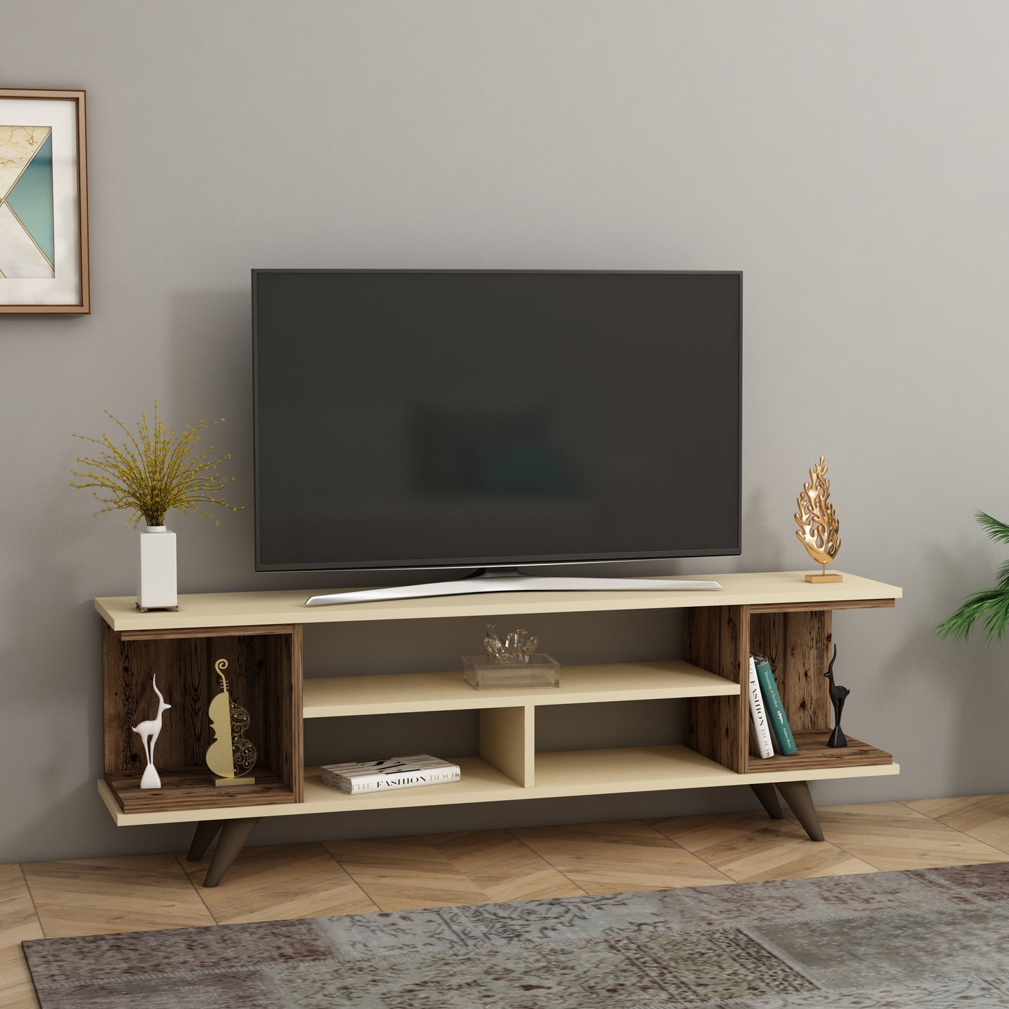 TV Stand, Media Console, TV cabinet, Wooden TV Stand, Media Stand, TV Lowboard, Entertainment Center, Wood TV Unit, TV Board, TV Table, Media Center, Living Room, Furniture