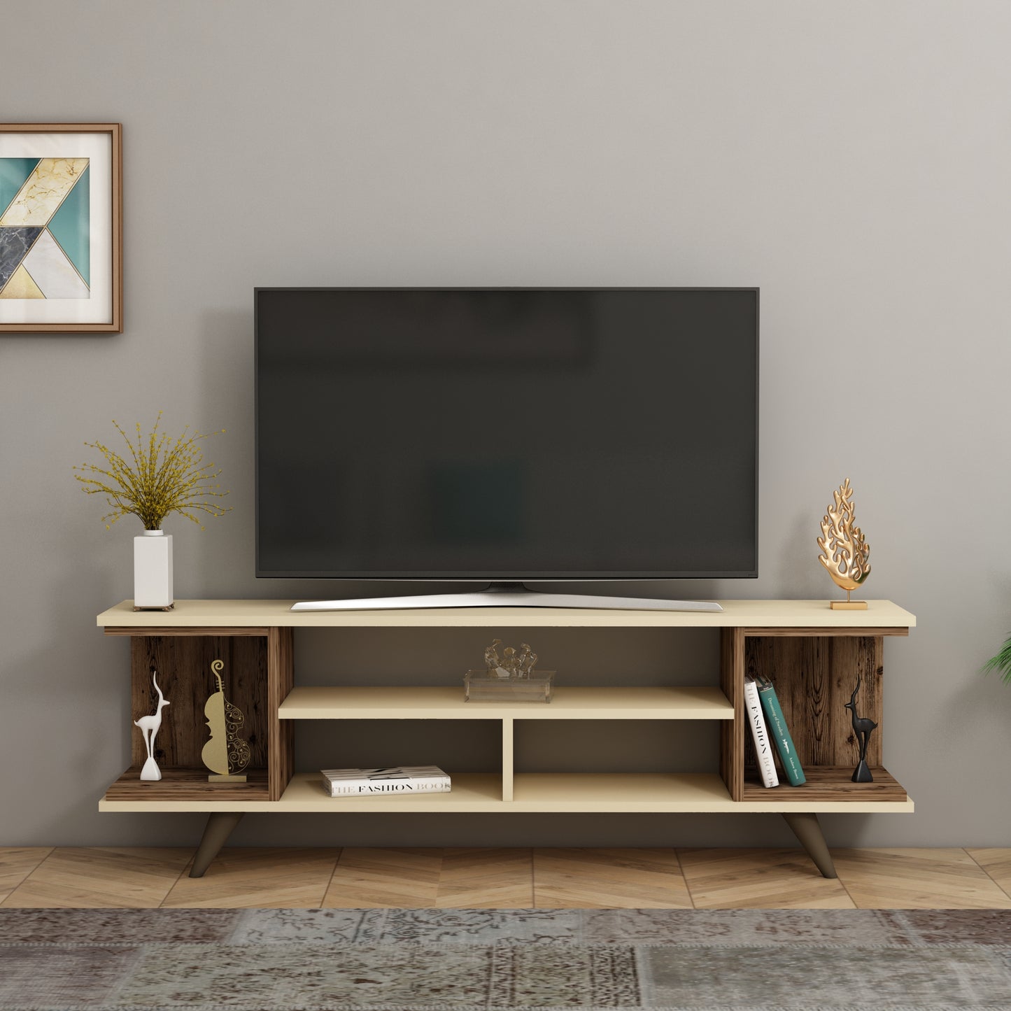 TV Stand, Media Console, TV cabinet, Wooden TV Stand, Media Stand, TV Lowboard, Entertainment Center, Wood TV Unit, TV Board, TV Table, Media Center, Living Room, Furniture