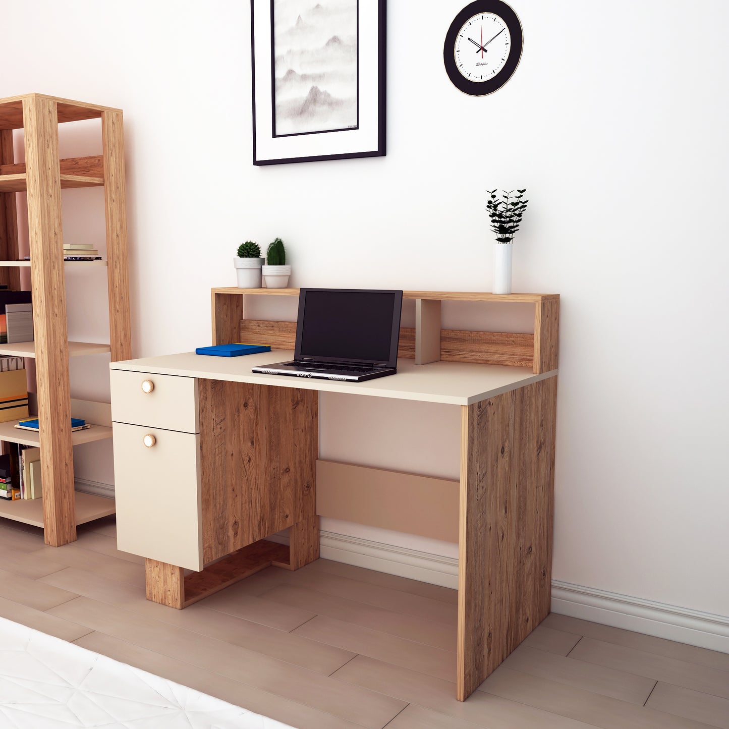 desks, computer desk, study desk, desk with hutch, writing desk, PC desk, furniture, office furniture
