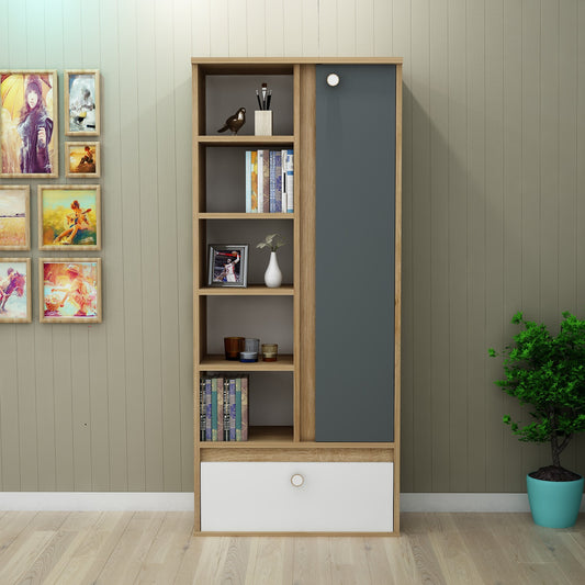 Librería con mueble y estantes Volta
