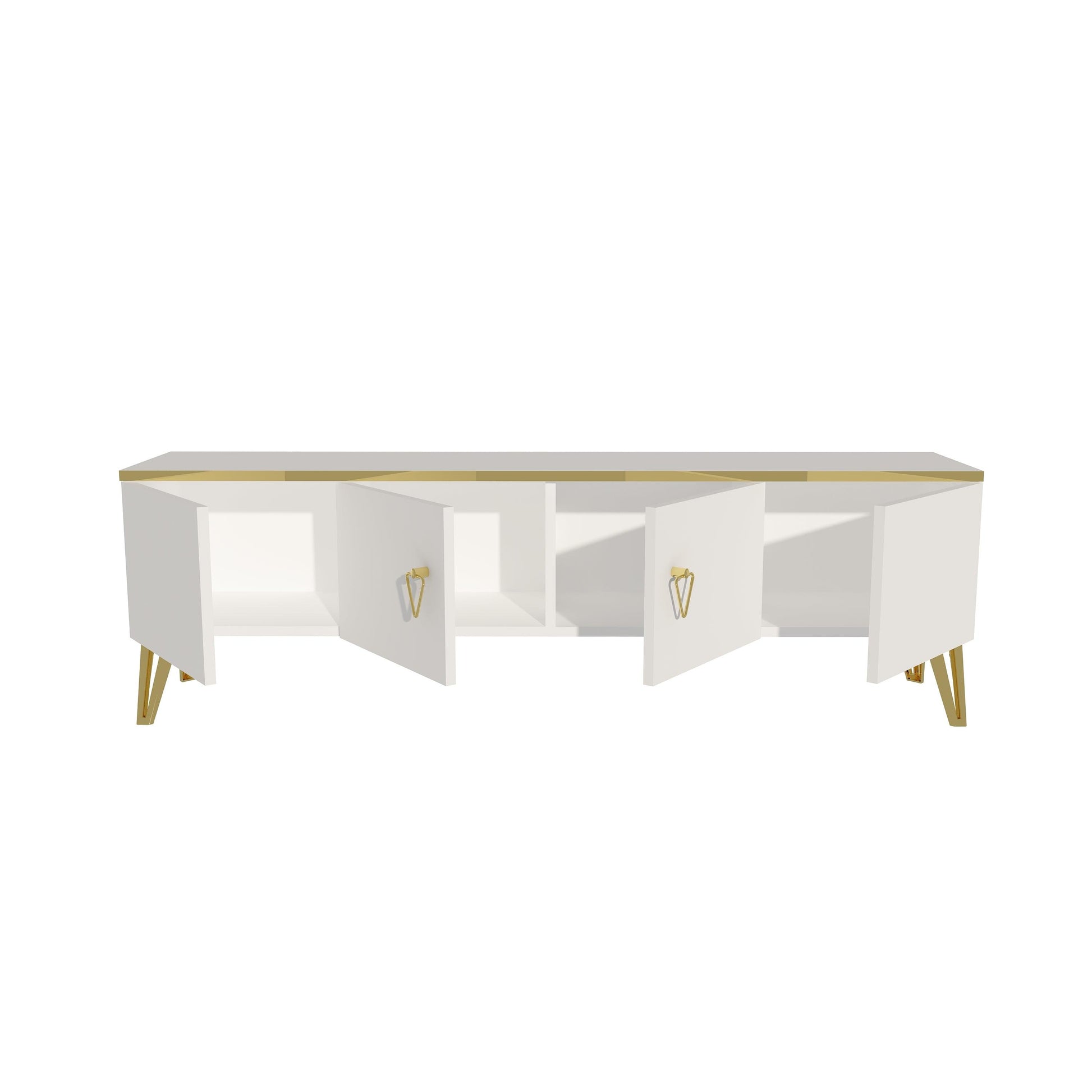 Apine TV Stand with Cabinets - Destina Home