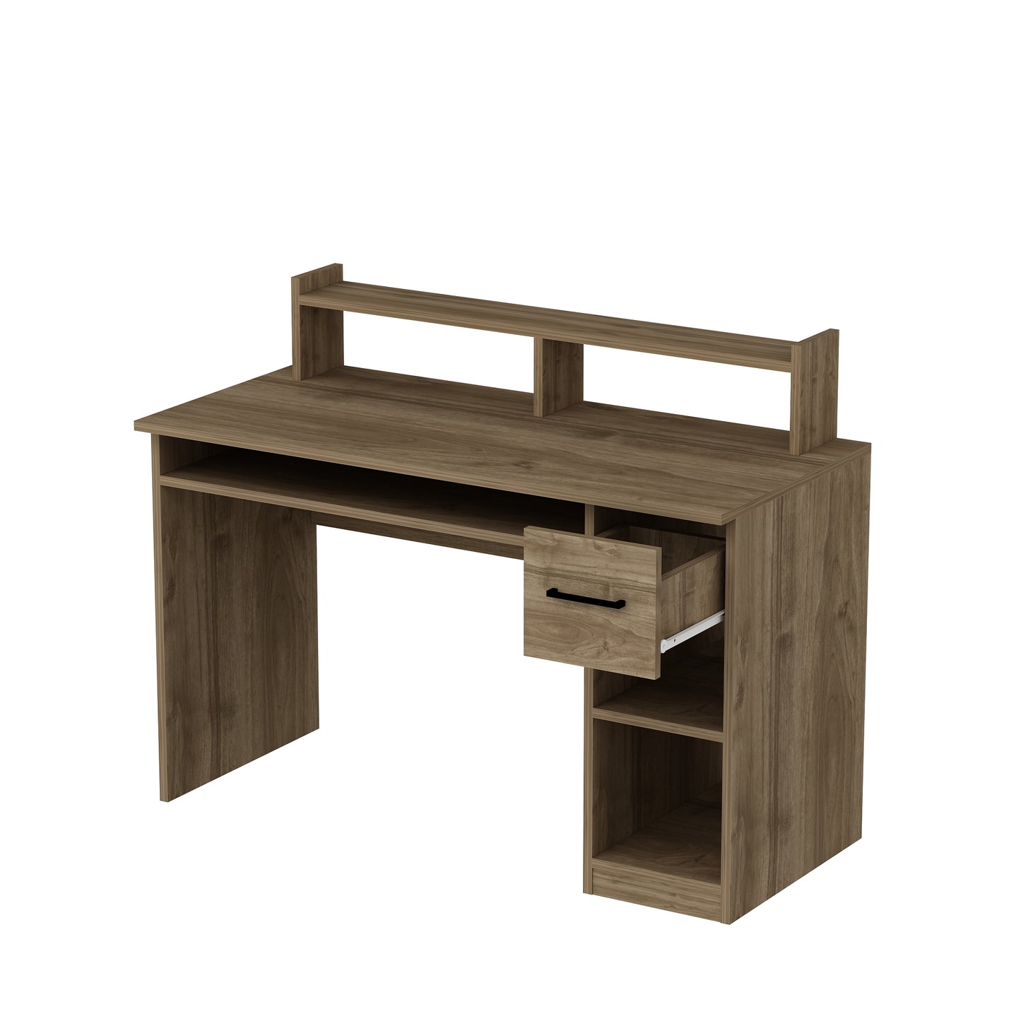 Computer Desk with Drawer and Shelves Milanos
