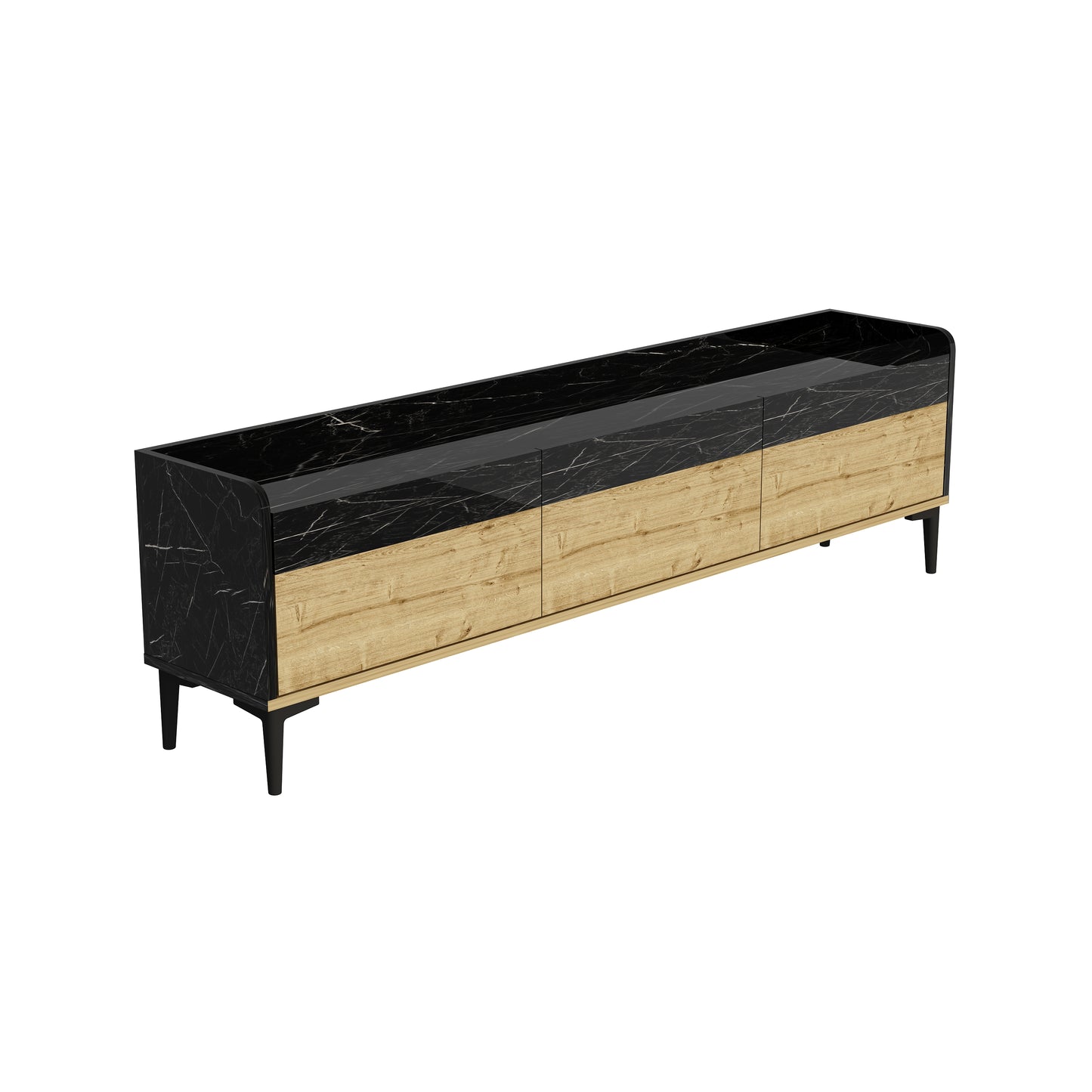 Kara TV Stand with Cabinets