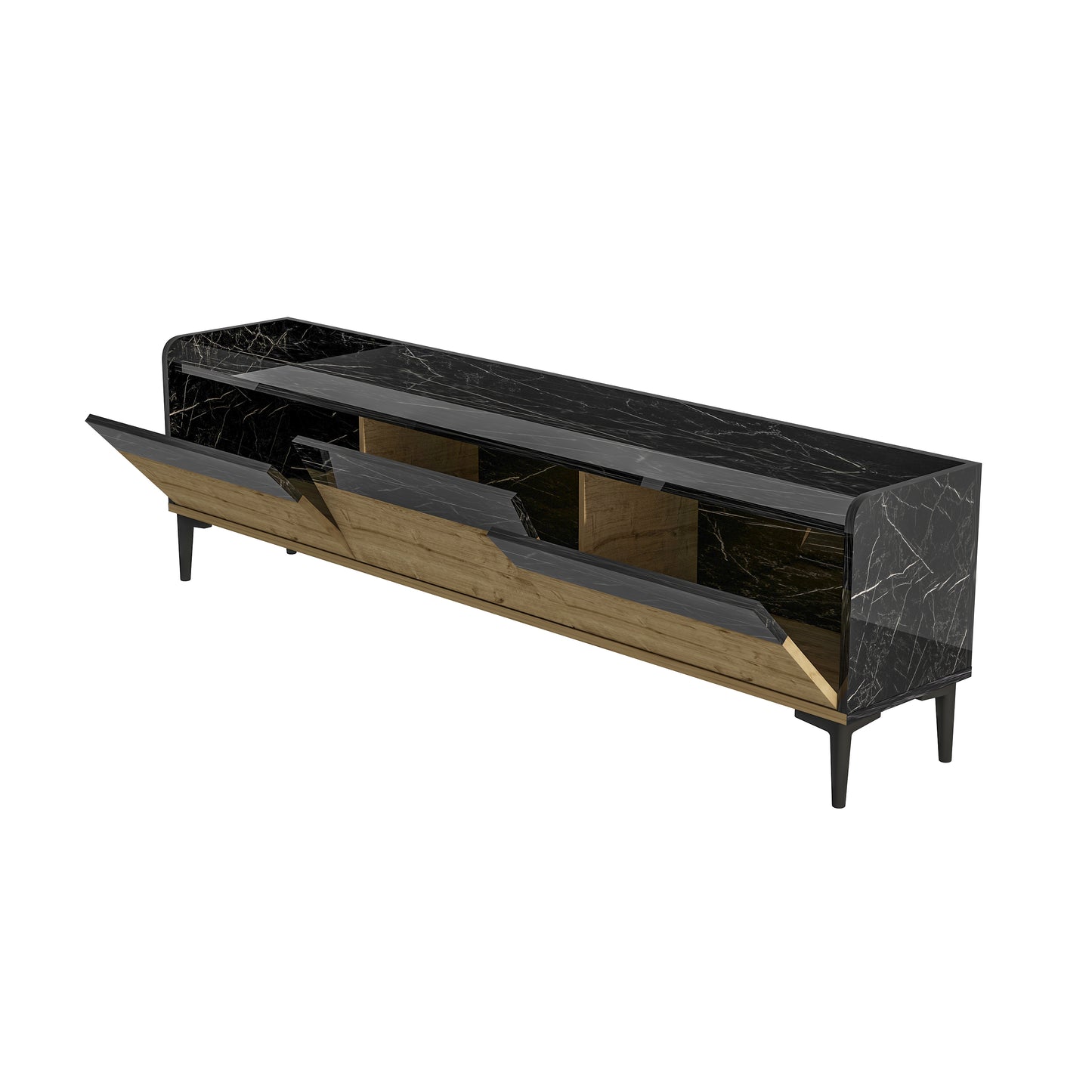 Kara TV Stand with Cabinets