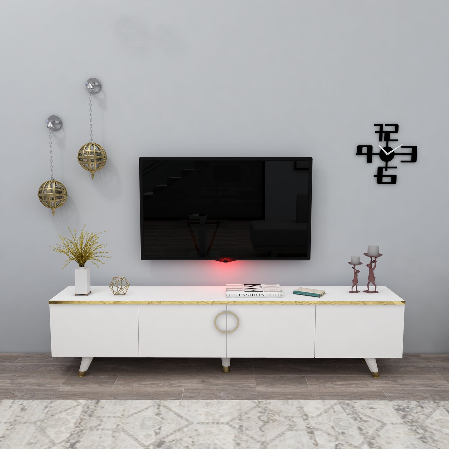 Meuble TV avec armoires Plana