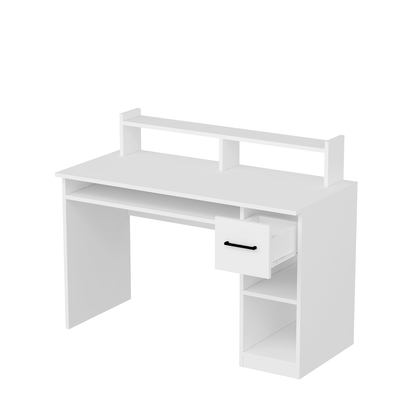 Computer Desk with Drawer and Shelves Milanos