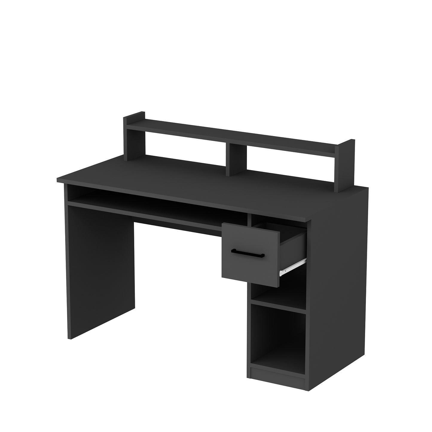 Computer Desk with Drawer and Shelves Milanos