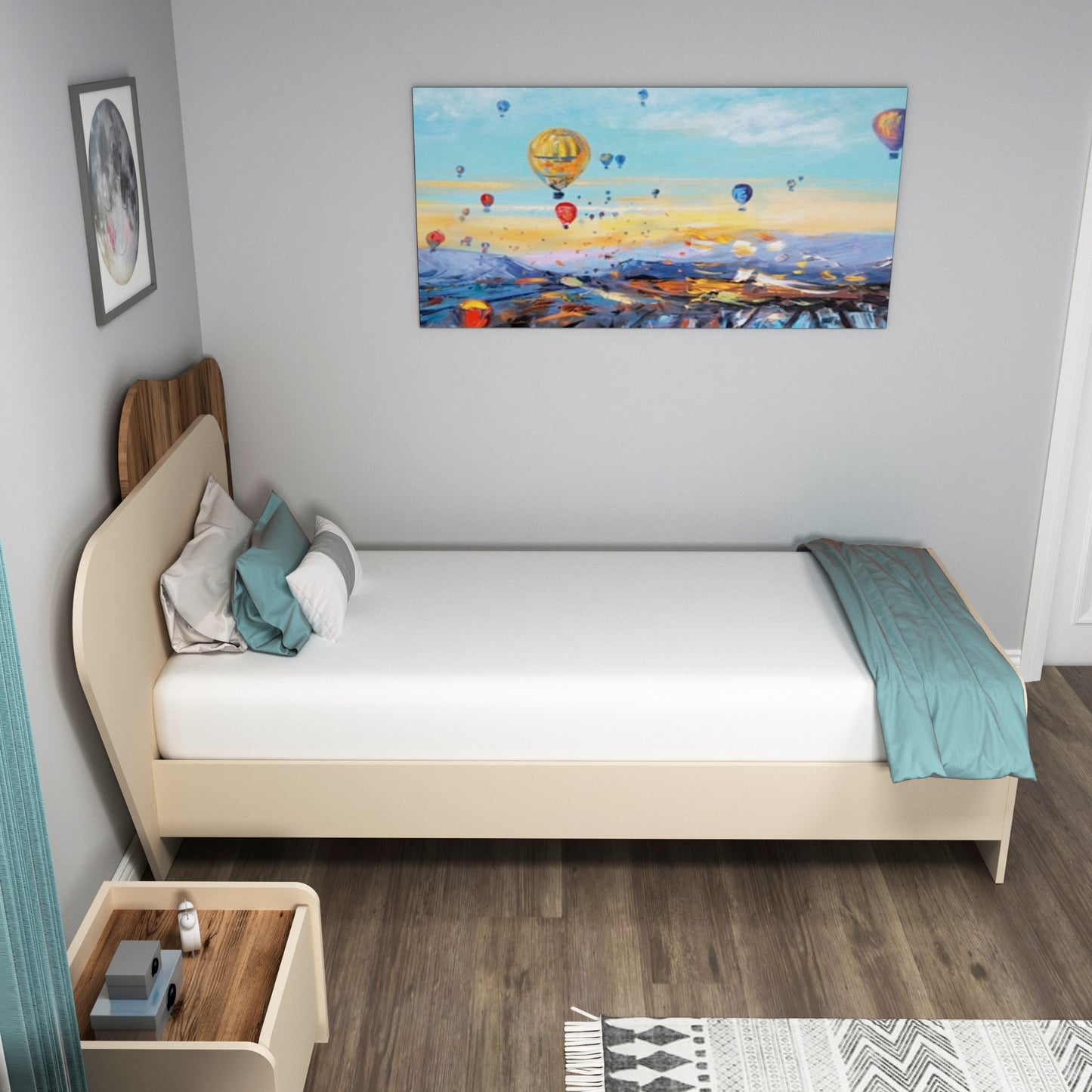 Babel Bedstead Bed Frame with Headboard