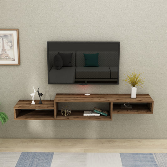How to select Wall Mounted Manufactured Wood Floating TV Stand for your Home and Office