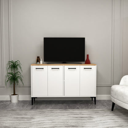 Frezya - Enfilade, Meuble TV et Bar à Boissons Modernes à 4 Portes