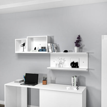 Akser Wall Mounted Shelving Unit